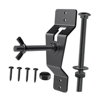 Ioensy - Soporte Genérico Para Neumáticos De Repuesto, Soporte De Pared Negro Para Furgonetas, Garajes, Semis