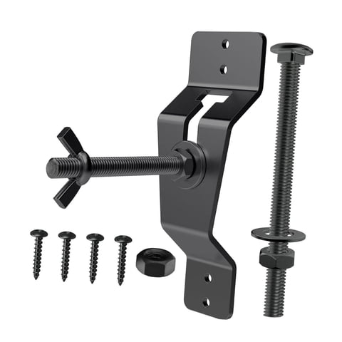 Ioensy - Soporte Genérico Para Neumáticos De Repuesto, Soporte De Pared Negro Para Furgonetas, Garajes, Semis