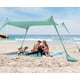 thumbnail image 1 of Carpa de playa SUN NINJA, plegable, UPF50+, verde, 10 x 10 pies, 1 of 3