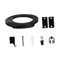 Magideal - Riel De Cortina De Techo, Riel De Cortina Deslizante De Alta Resistencia Con Clips, Riel De Cortina Plegable Curvado Para Ventana De Ducha Doméstica