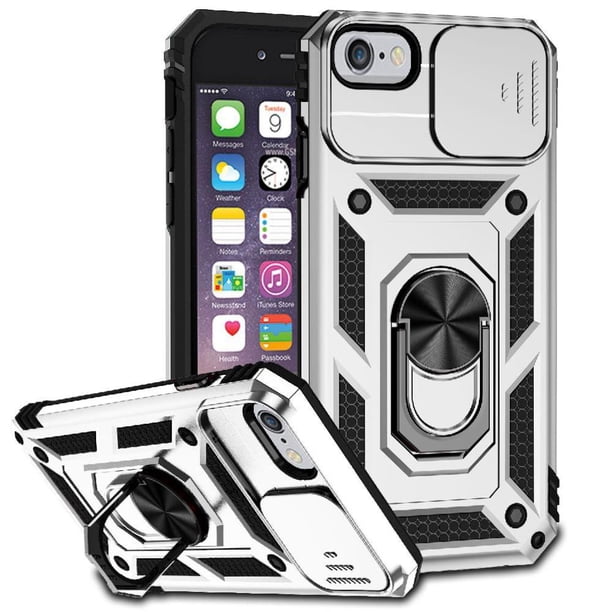 Estuche GANGXUN para iPhone 6, soporte giratorio 360°, estilo mecánico y magnético