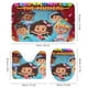 thumbnail image 3 of Guardería El musical-theme 4-Piece Shower Curtain Set with Rugs, Waterproof Bathroom Decor Set Includes Bath Mat, U-Shaped Rug, Toilet Lid Cover and Curtain with Hooks, 3 of 6