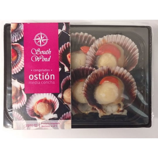 Ostión En Media Concha 250 g South Wind