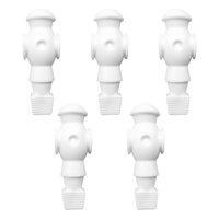 Magideal - Juego De Reemplazo De Jugadores De Futbolín, Adorables Figuras De Mesa De Futbolín De Resina, Futbolín, Jugadores De Mesa De Fútbol Para Accesorios De Blanco