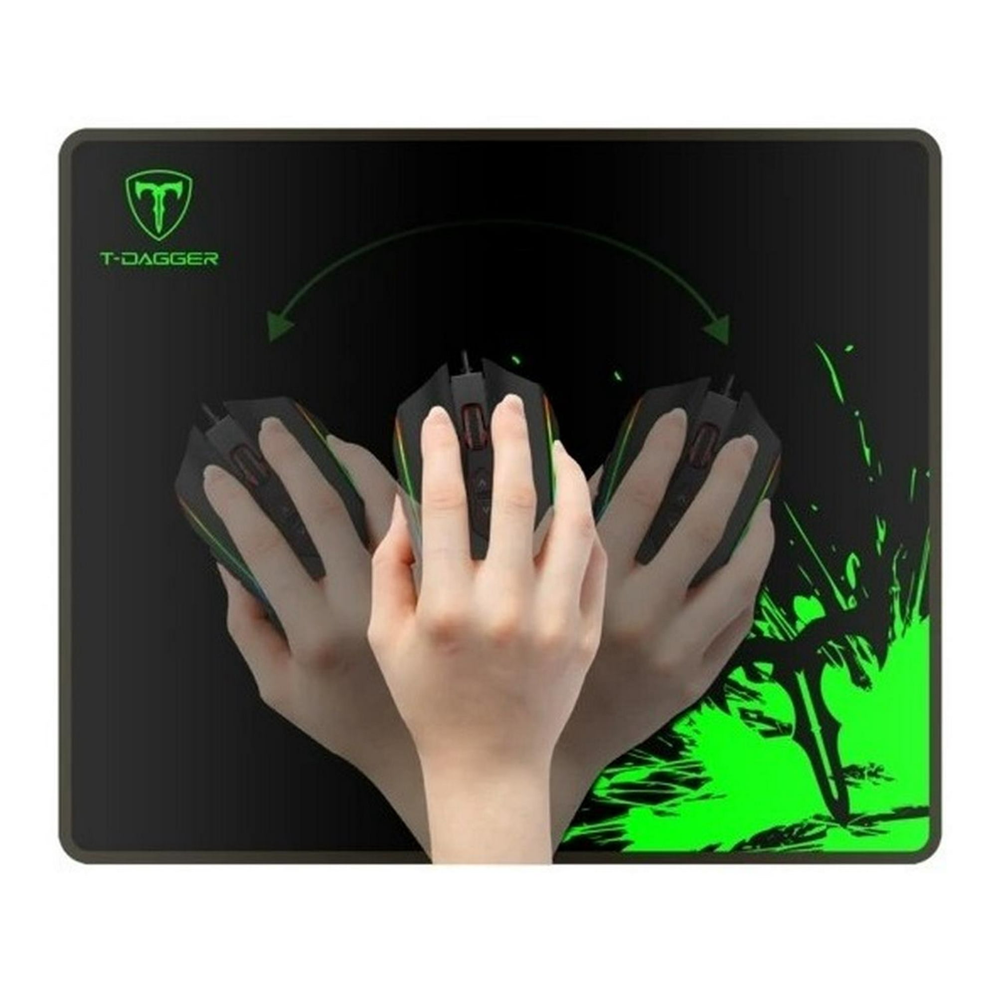T-dagger - Mousepad Gamer Profesional Mediano 36cm X 30cm Electropc Azul