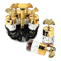 Genérico - Especiero Giratorio Diseño Botánico Decorativo Hogar Jhn