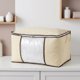 thumbnail image 4 of Saco de Almacenamiento Visible a Prueba de Humedad, Bolsa Portátil con Asa Lateral Adecuada para Organización de Espacio Bajo la Cama Beige 60x40x35 cm, 4 of 5