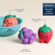 thumbnail image 4 of Juguete de baño Itzy Ritzy - Set de 4 rociadores con forma de fruta, 4 of 8