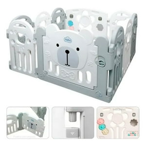 Corral Bebé Seguridad Nubo Osito Armable Paneles 120X120Cm