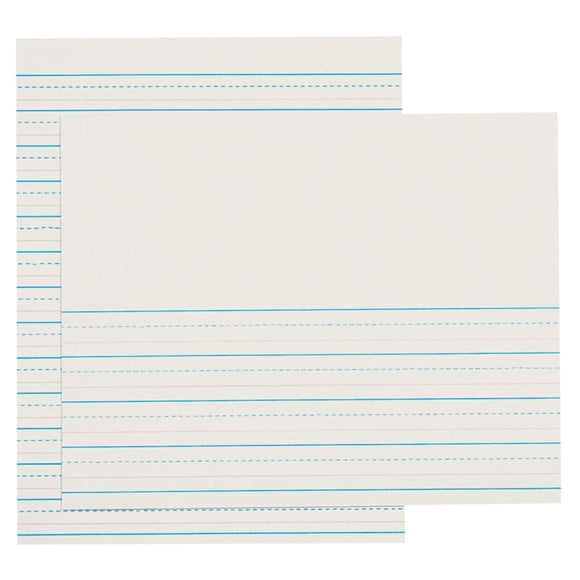 Bloc de hojas rayadas Pacon D-Nealian, 500 hojas, 8.5 x 11 pulgadas