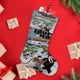 thumbnail image 4 of El Gordo y el Flaco Tema: Calcetines de Navidad, fino lino blanco para colgar en escaleras y chimenea, decoración navideña para el hogar, regalo de Navidad. 45cm × 32cm, 4 of 5