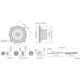 thumbnail image 3 of Altavoces para coche Pioneer TS-A1301C, componente de 2 vías, 5,25 pulgadas, 3 of 4