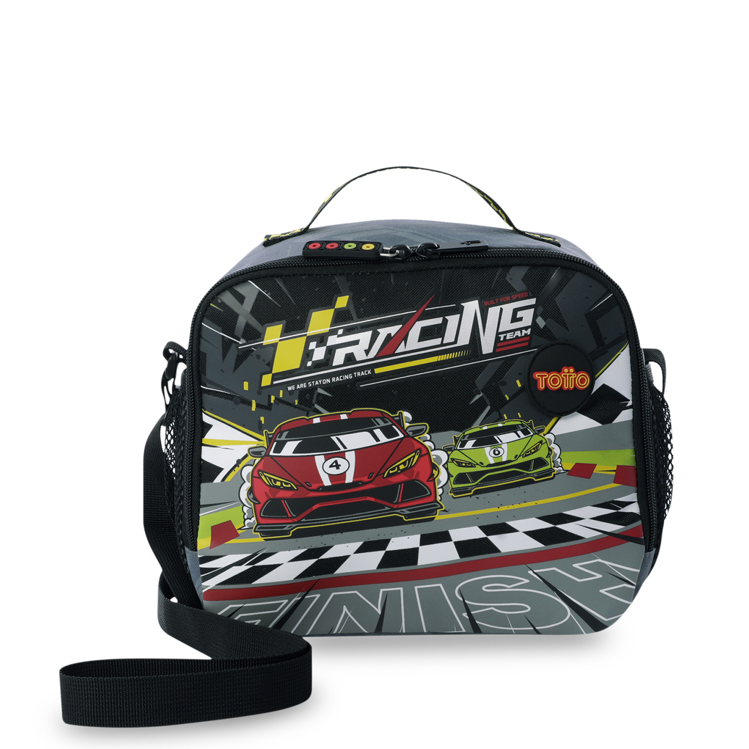 Lonchera Térmica Niño Grand Prix Grande Gris Totto