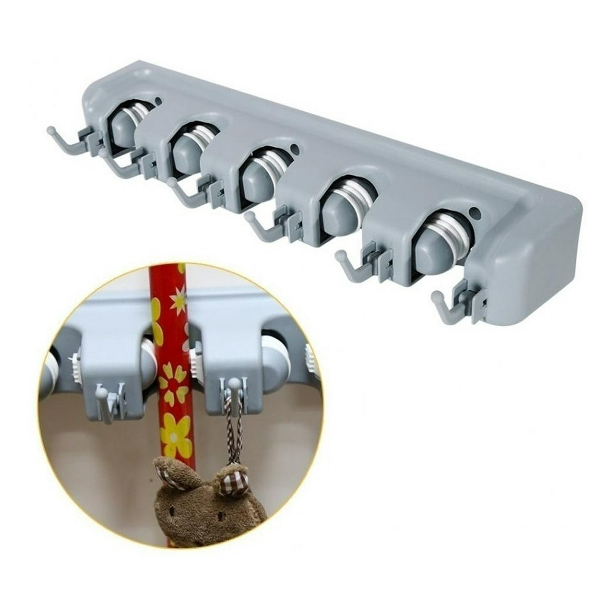 Genérico - Rack Organizador Soporte Escobas Fregonas Palas Herra 15251