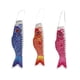 thumbnail image 2 of 3 Piezas De Manga De Viento Japonesa Bandera De Carpa Koi Nobori Pez Vela Rojo Rosa Azul 55cm, 2 of 5