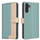thumbnail image 1 of Funda Cartera con Bloqueo RFID para Samsung Galaxy A26 5G con Ranuras y Soporte Verde, 1 of 5