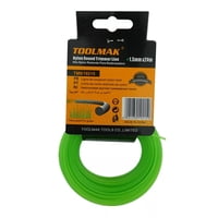 Toolmak - Hilo Nylon P/ Orilladora Para Pasto 1.5Mm X 24 Mts