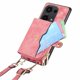 thumbnail image 3 of Funda Tipo Cartera con Correa Cruzada para Xiaomi Redmi Note 13 Pro 4G Protección Contra Golpes Rosa, 3 of 6