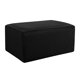 thumbnail image 5 of Almacenamiento Taburete Otomano Reposapiés Rejilla Elástica Rejilla Antideslizante Negro, 5 of 5