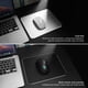 thumbnail image 3 of Mouse Pad Liboer de aluminio de doble cara, plata/negro, 3 of 6