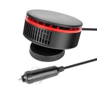 Magideal - Ventilador Calefactor Para Coche De 12 V, Desempañador De Invierno Para Automóvil, Calentamiento Rápido, Giratorio 360 Degree, Alto Rendimiento Rojo
