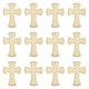 thumbnail image 3 of 12 Cruces De Madera Para Manualidades, Adornos Colgantes Para Puertas Y Tarjetas, Estilo B, 3 of 5