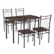 thumbnail image 1 of Comedor Rectangular Nordic Con 4 Sillas Chocolate, 1 of 7