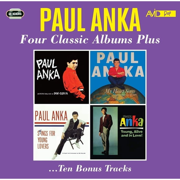 CD Avid Paul Anka Mi Corazón Canta Swings