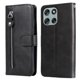 thumbnail image 1 of Funda tipo cartera para Motorola Moto G56 con bolsillo con cremallera y ranuras para tarjetas – Función de soporte Negro, 1 of 5