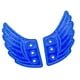 thumbnail image 3 of niños foils zapatos zapatilla de ángel alas zapatos accesorios azul, 3 of 3
