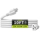 thumbnail image 1 of Cable de extensión Seeklyze 16/3, blanco, 3 m, 13 A, 125 V, 1625 W, con certificación ETL, 1 of 7
