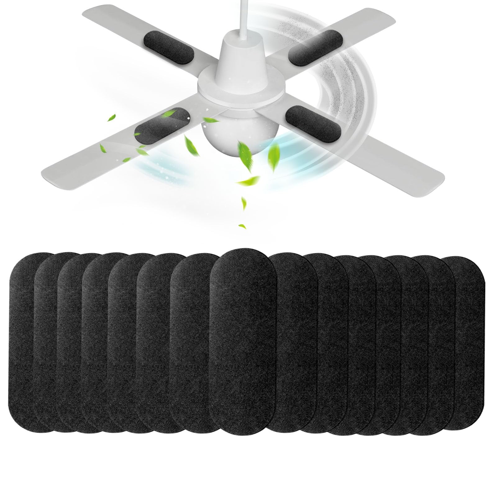 Paquete De 15 Filtros Para Ventilador De Techo Aesokone Con Carbón Activado
