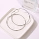 thumbnail image 4 of Cocadant - Juego de 3 pares de aros grandes de acero inoxidable chapados en oro de 14 quilates y plata rosa para mujeres y niñas con orejas sensibles (juego de 3 colores), 4 of 7