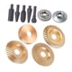 thumbnail image 2 of Juego de 11 discos de tallado de madera para amolar ángulos y escofinas rotativas, herramientas de disco abrasivo para dar forma a la madera., 2 of 5