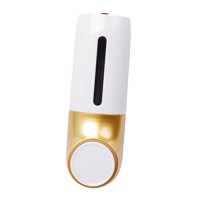 Magideal - Dispensador Montado En La Pared, Dispensador De Botellas, Contenedor Manual Para Cocina, Baño, Hogar , Cabeza Única Dorada