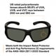 thumbnail image 2 of Gafas de seguridad 3M Maxim 1000 Series MXE1002SGAF-BLK negras, 2 of 9