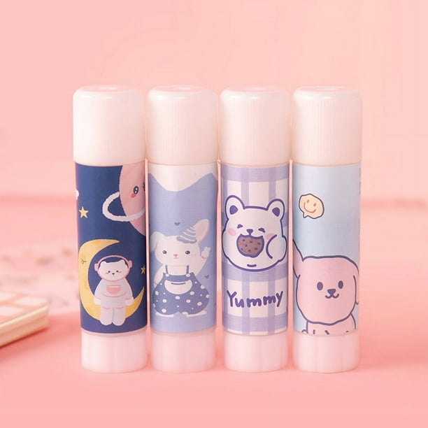 4pcs Solid Glue Stick - Perfect for Office Stationery Needs!