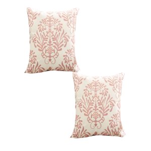 Genérico - Pack De 2 Fundas De Cojin Bordadas 45X45Cm Blanco 14