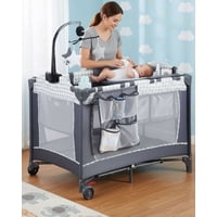 Mylhogar - Corral Cuna 3 En 1 Comodidad Y Seguridad Para Tu Bebé