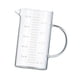 thumbnail image 1 of Vaso Medidor De Vidrio Multifunción Resistente Con Escala Para Restaurante Housheold 500ml, 1 of 3