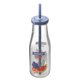thumbnail image 2 of Botella Vidrio Con Bombilla 420ML Azul, 1 Un, 2 of 2