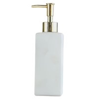 Bothyi - Dispensador De Loción Líquida, Botella Con Bomba De Lujo Para Cocina, Accesorios De Baño, Blanco