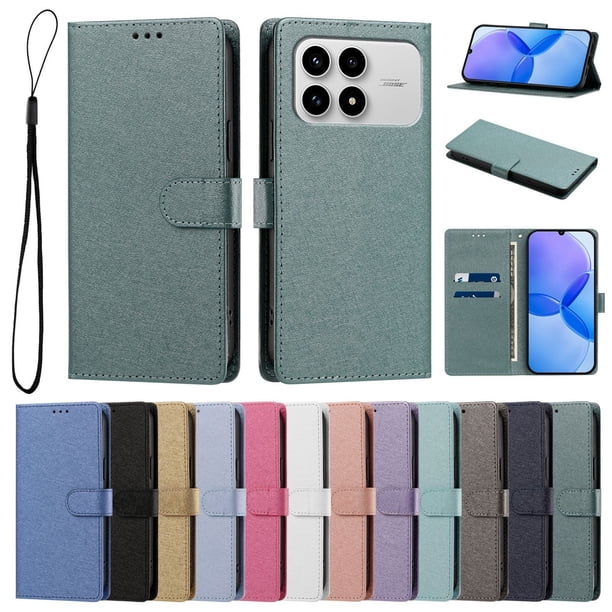 Cartera Protectora para Xiaomi Poco F8 Pro 5G con Soporte, Verde Oscuro