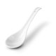 thumbnail image 4 of Cucharas de sopa DOWAN juego de 6, 17 cm, cerámica blanca estilo asiático, 4 of 9