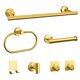 thumbnail image 1 of Juego de Accesorios para Baño XHKDSYMC 7 Piezas 40 cm Acero Inoxidable Dorado, 1 of 7