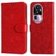 thumbnail image 5 of Funda tipo cartera FOXDOCK para OPPO Reno 10 Pro Plus , diseño girasol en relieve, cuero PU, cierre magnético, soporte y tarjetero, 5 of 5