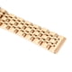 thumbnail image 2 of Pulsera de reloj de acero inoxidable, correa de reloj de repuesto, longitud ajustable, correa de reloj de oro rosa, 2 of 8