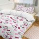 thumbnail image 3 of Pink Bow Hello Kitty Comforter Twin SizeComforter Set for Kids Girls3Pcs Bedding Set Printed Comforter with 2 PillowcasesDown AlternativeSoft and Lightweight Bed Sheets, 3 of 5
