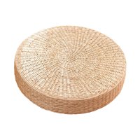 Ioensy - Cojín De Paja Para Meditación, Puf Para Suelo, Cojín Para Yoga, Oración, Decoración Del Hogar, 10Cm X 30Cm
