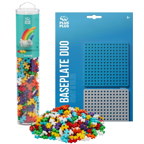 Building Blocks PLUS PLUS 240 piezas Rainbow Mix para niños de 5 a 12 años